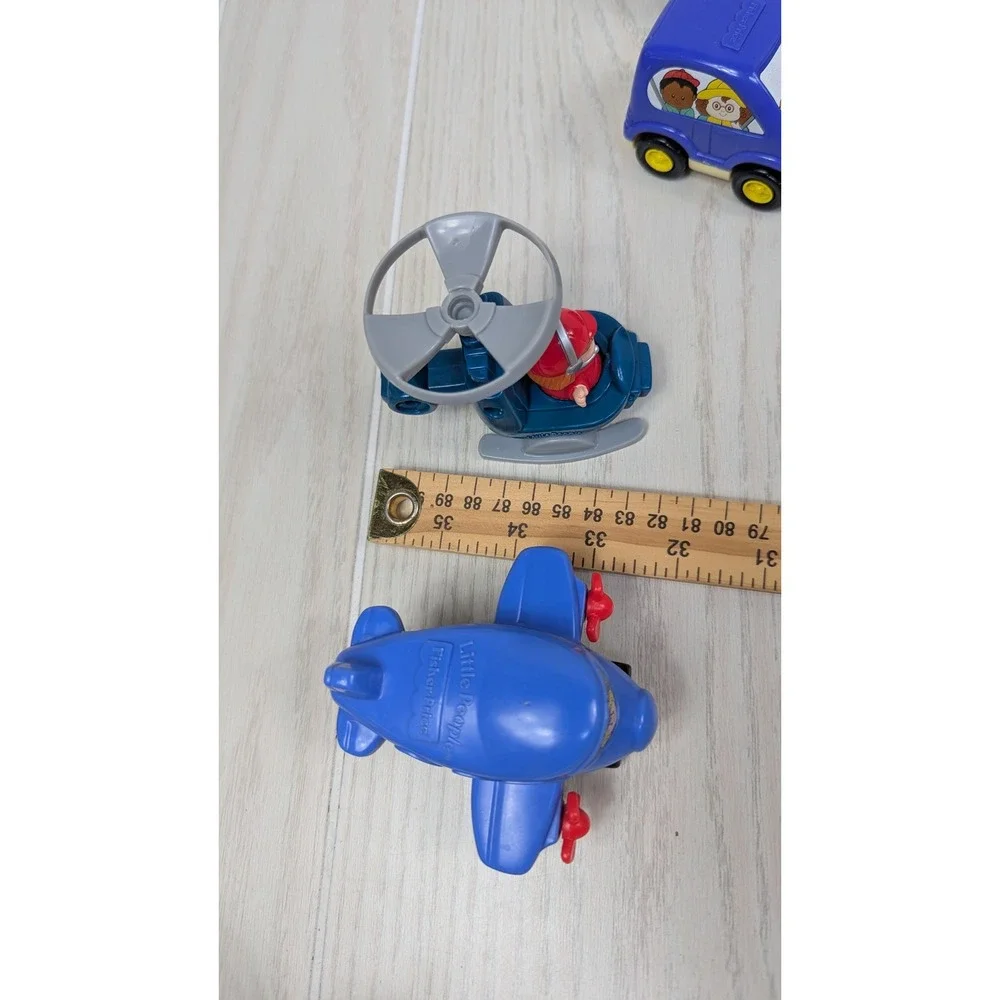 Fisher-Price Little People vintage McDonalds Van Car Plane Bus Wheelies truck
